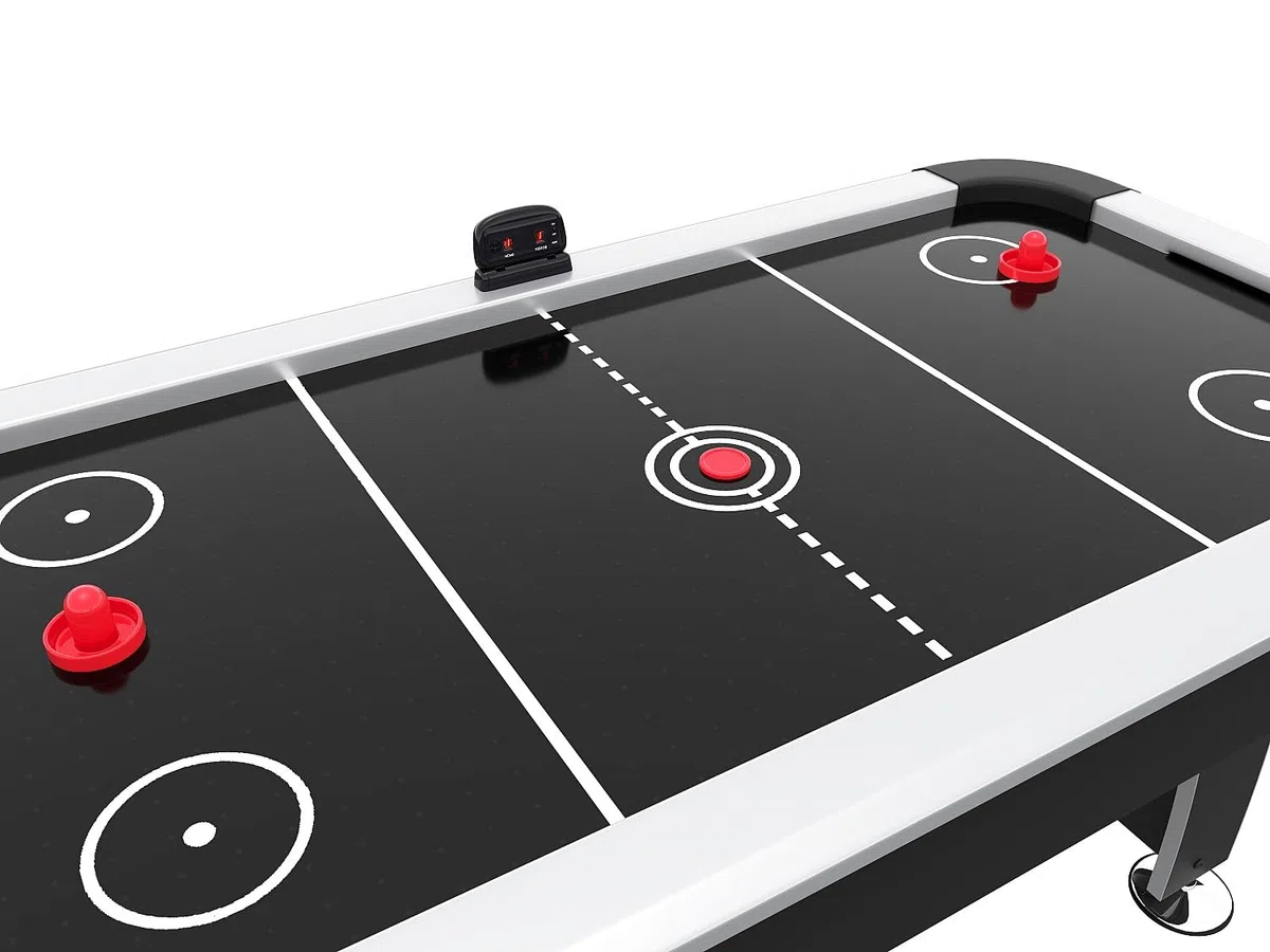 Vente-unique - Billard Skyler -L 184cm x l 96.5cm x H 81.2cm- bois - noir