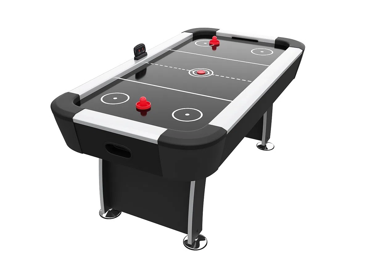 Vente-unique - Billard Skyler -L 184cm x l 96.5cm x H 81.2cm- bois - noir