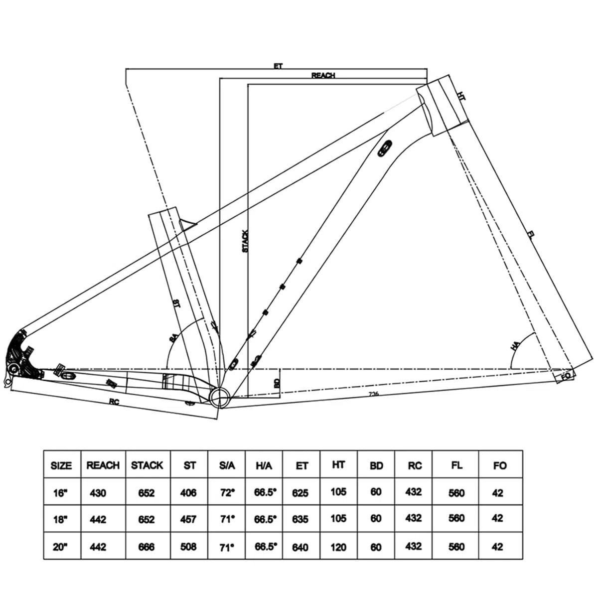 VTT Semi-Rigide 29 Pouces, Cadre en Alliage d'aluminium, Freins à Disque, axe traversant 12 x 148 mm, Passage de câbles Interne, boîtier de pédalier BSA 68 mm (Rouge 2, 29 et 18 Pouces).