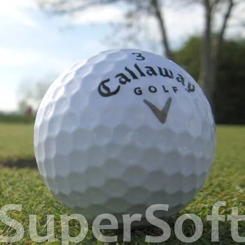 100 CALLAWAY SUPERSOFT BALLES DE GOLF RÉCUPÉRATION / LAKE BALLS - QUALITÉ AAAA / AAA (PEARL / A GRADE)
