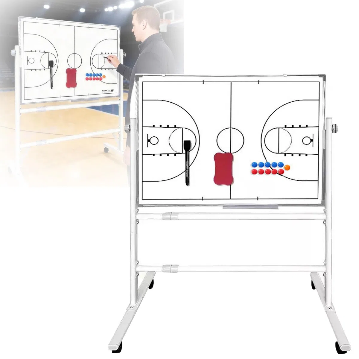 Tableau Tactique Mobile pour Entraîneurs Football-90 * 60