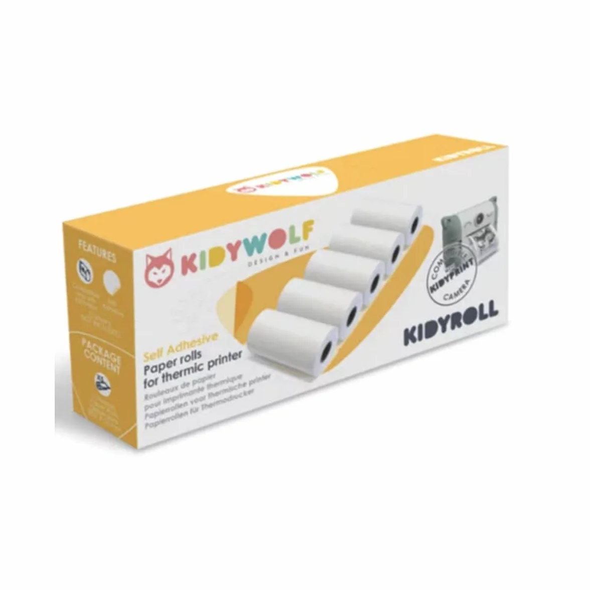 KIDYROLL Papier Autocollant