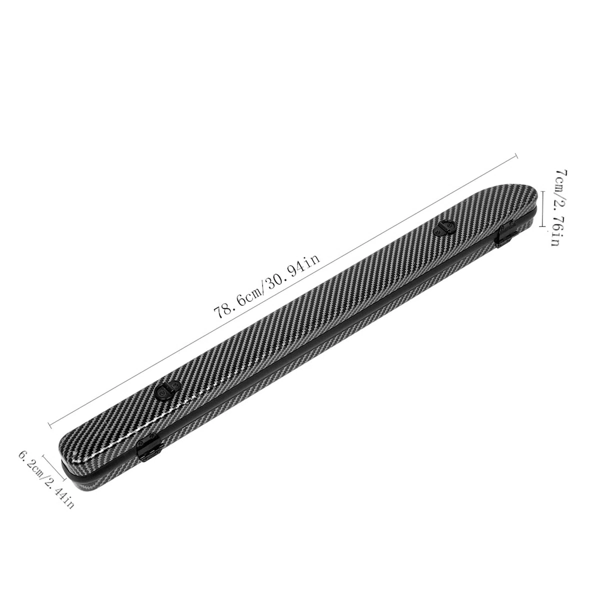 Luocute Étui pour Archet de Violoncelle en Fibre de Carbone Composite, Sac de Rangement Rigide et Léger pour 2 Archets, étuis pour Violon avec Bandoulière Réglable, sécurité