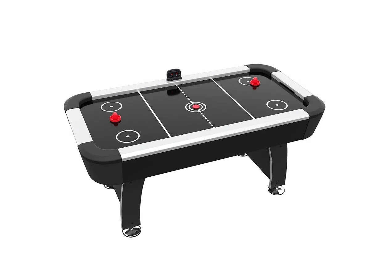 Vente-unique - Billard Skyler -L 184cm x l 96.5cm x H 81.2cm- bois - noir