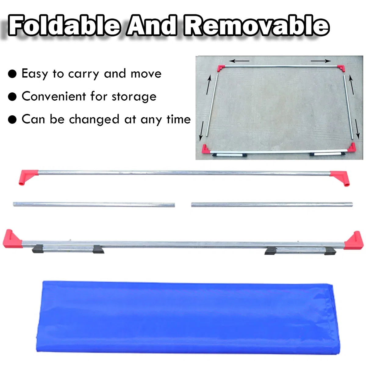 Barrière de Terrain de ping-Pong en Toile Oxford 420D, Lot de 1 à 6, pour compétition/entraînement ; barrière et Bloc de délimitation.