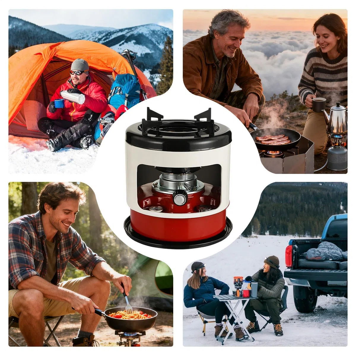 Poêle à pétrole - Brûleur de cuisson portable - Pour camping, chasse