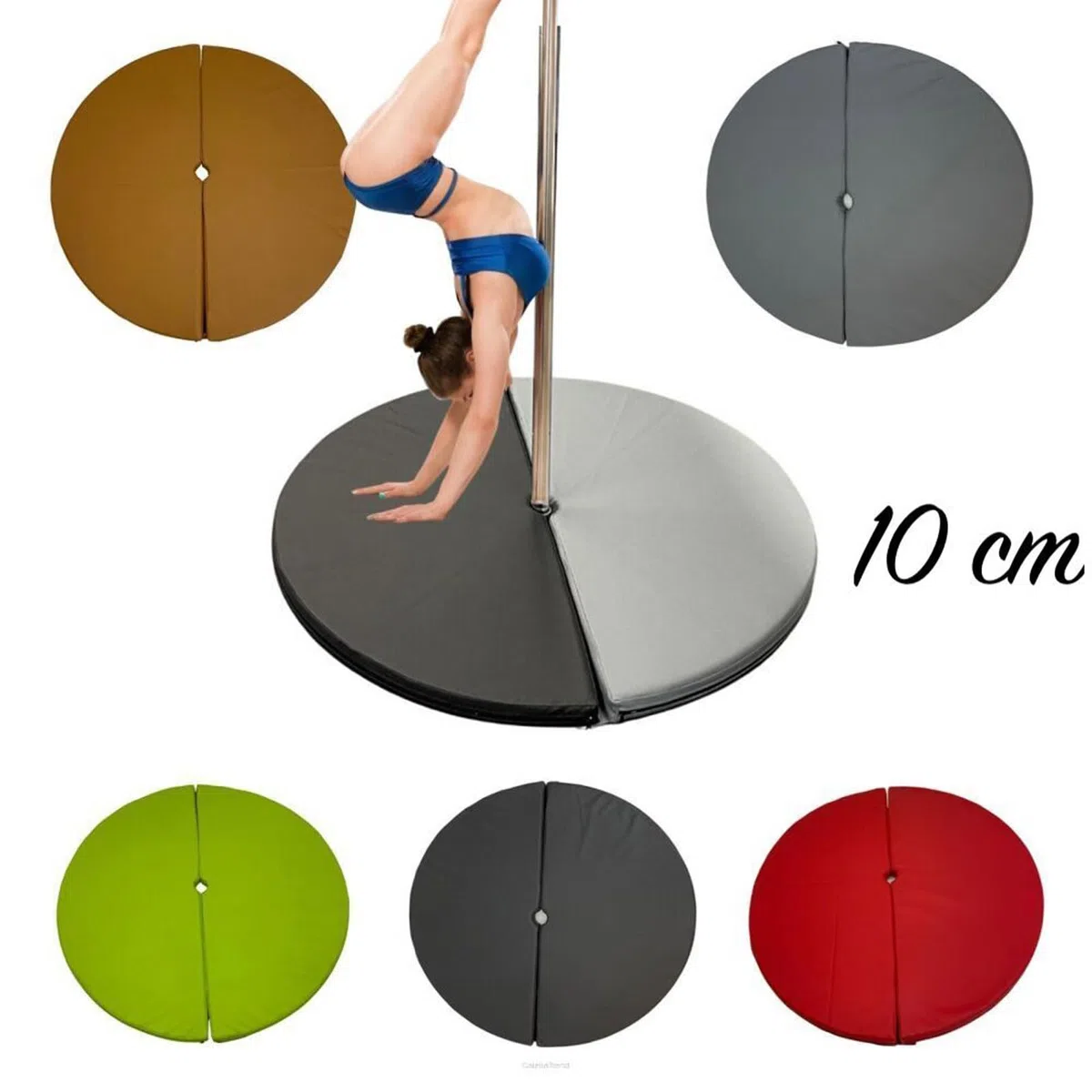 FORTISLINE Tapis de protection pliable pour pole dance - 10 cm