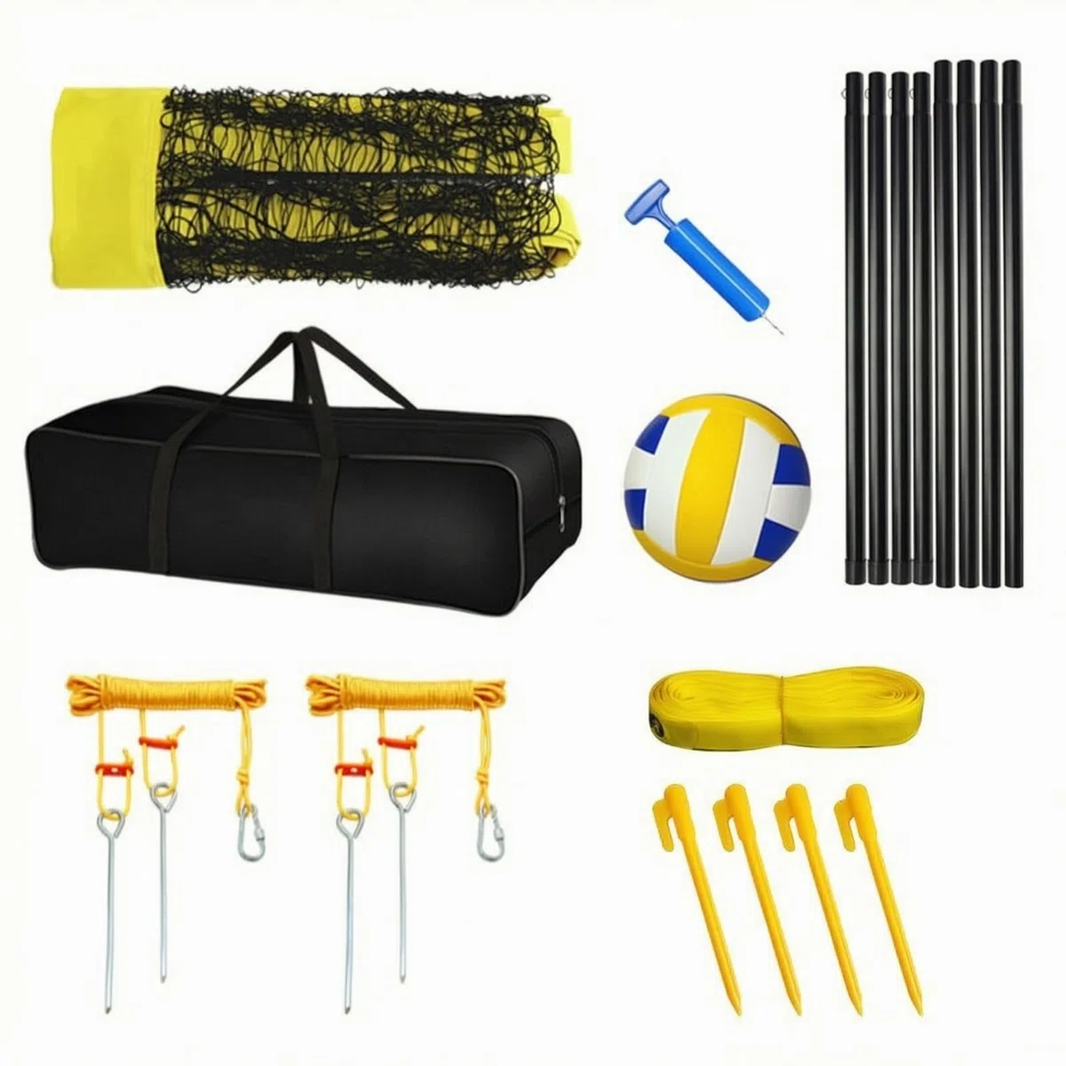 Filet Volley-Ball avec Poteaux Stable
