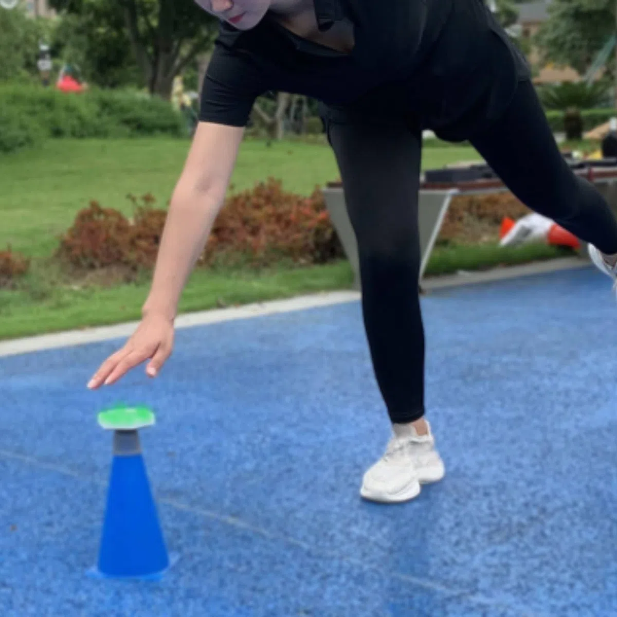 4 Pièces Lampe D'entraînement Réaction sans Fil Rechargeable Lampe D'entraînement Réaction Configurable pr Entraîneurs