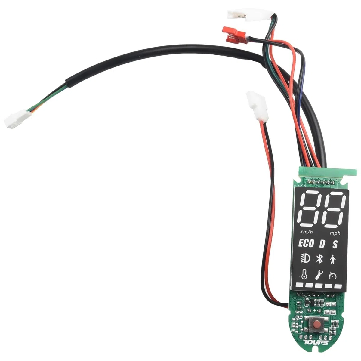 Controleur Trottinette Electrique Contrôleur de Scooter électrique 36V 350-500W 17A, 10 Pouces, Kit d'accélérateur Tableau Bord, Ensemble Cartes contrôleur avec accélérateur