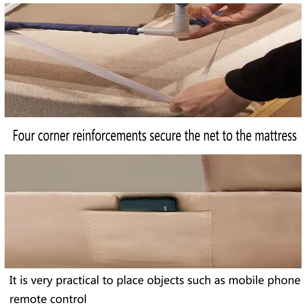 Moustiquaire Tente Auvent pour Lits Tente Autoportante pour Camping avec Fond Entièrement Fermé Conception Portable Pliable pour Voyage Adultes (Couleur : Vert Agate, Taille : 200